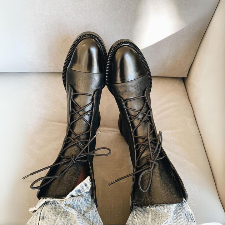 ROMA - VEGAN LEATHER BOOTS