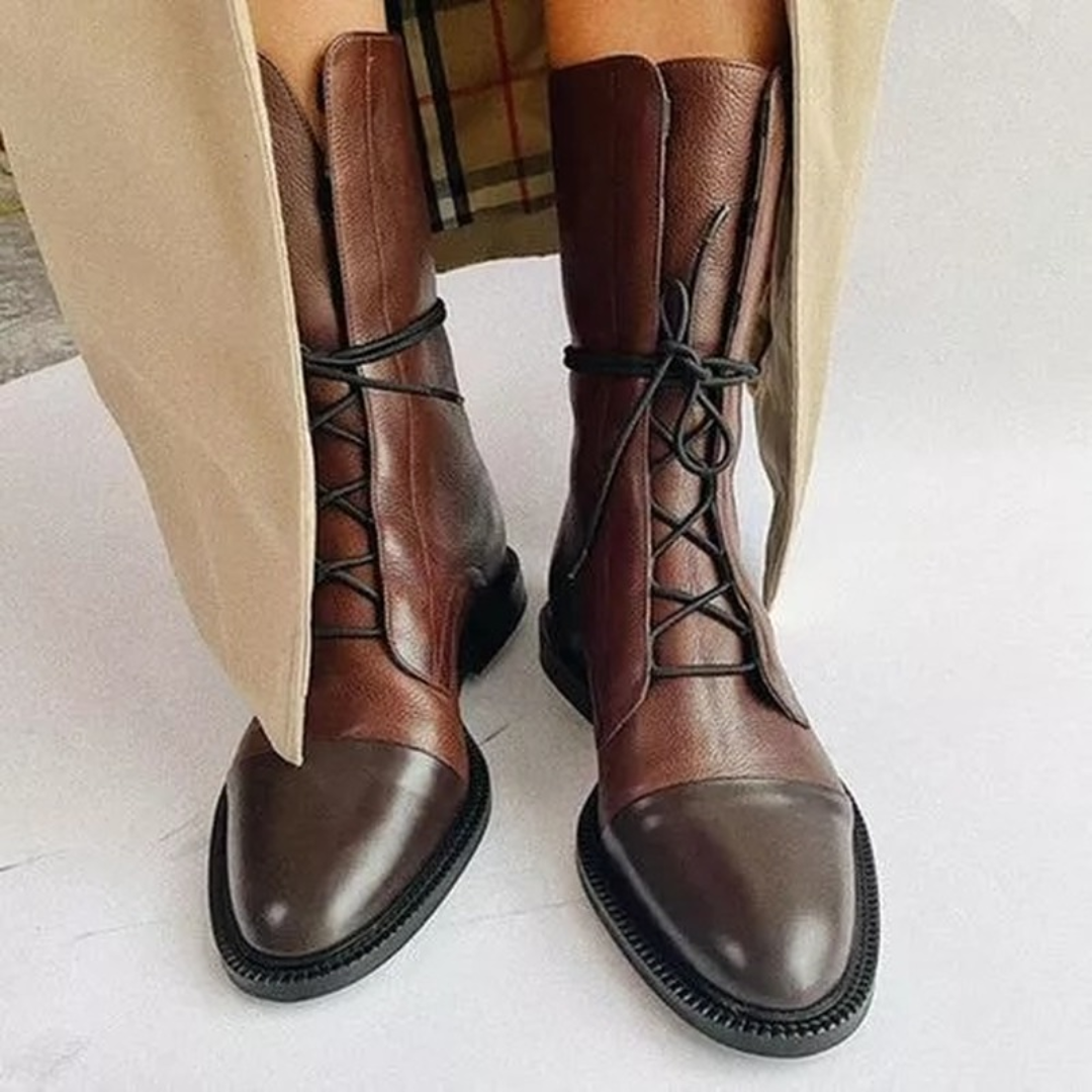 ROMA - VEGAN LEATHER BOOTS