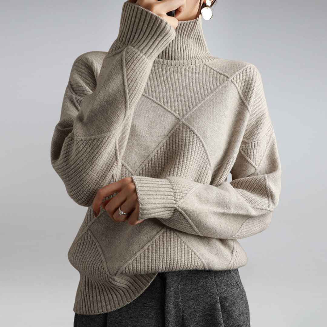 AMALIA - TURTLE NECK SWEATER