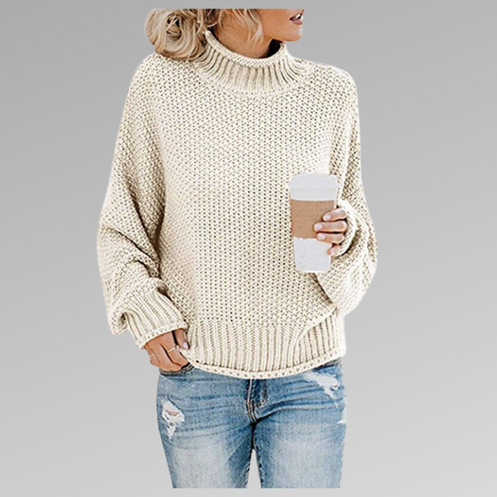 HELLENA - CLASSY TURTLENECK PULLOVER