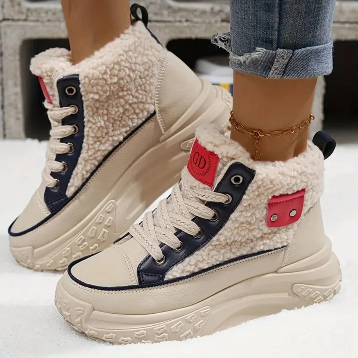 INDY - FLUFFY HIGH SNEAKER