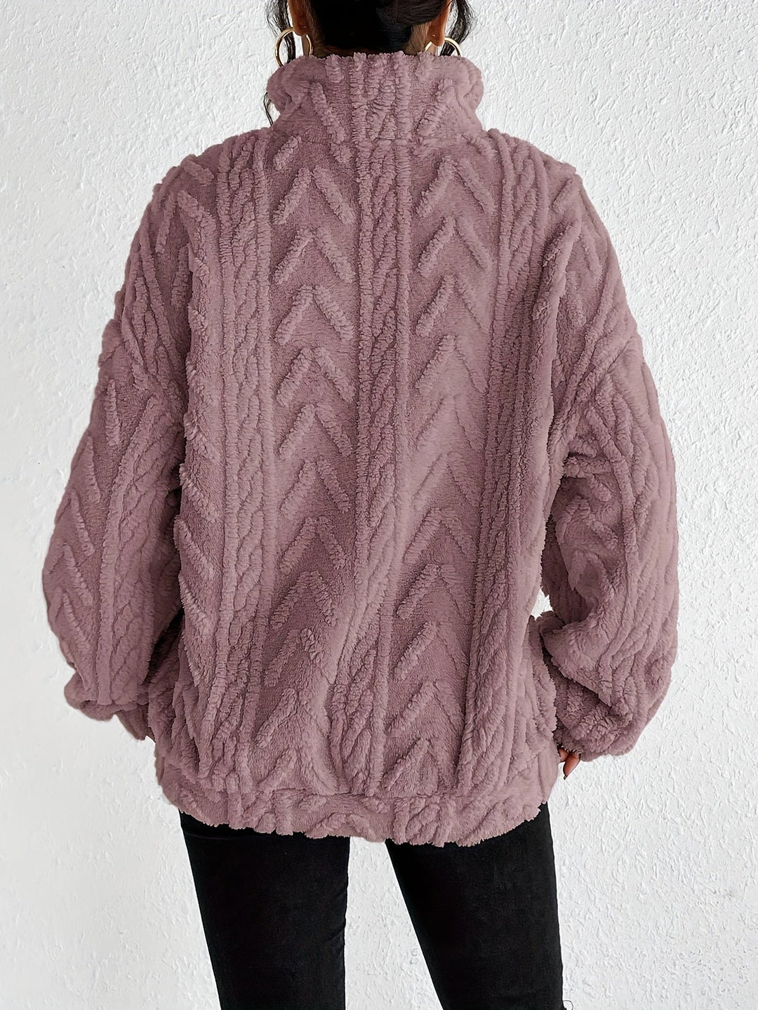 MILLIE - KNIT ZIP UP SWEATER