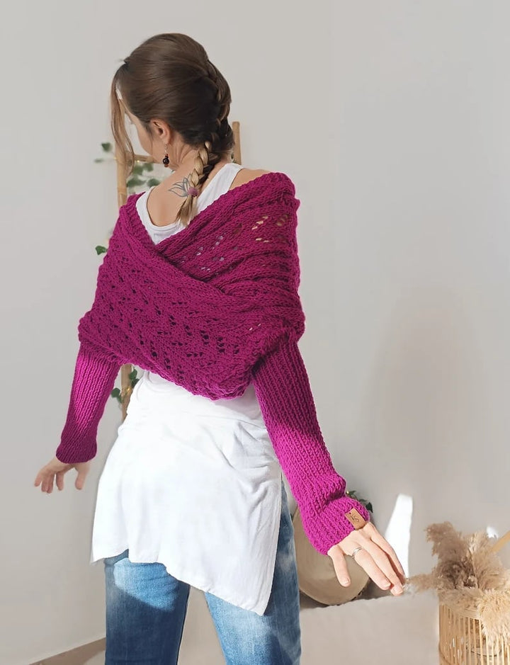 LILIANA - SCARF ITH SLEEVES