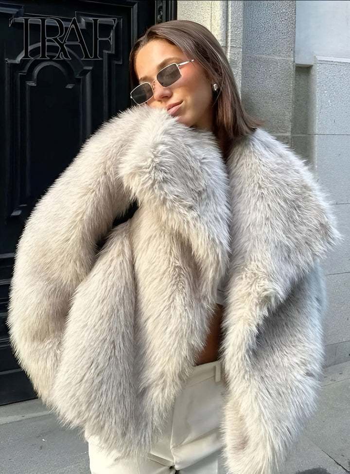 JULIE - VEGAN FURRY COAT