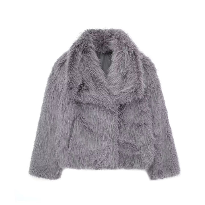 JULIE - VEGAN FURRY COAT