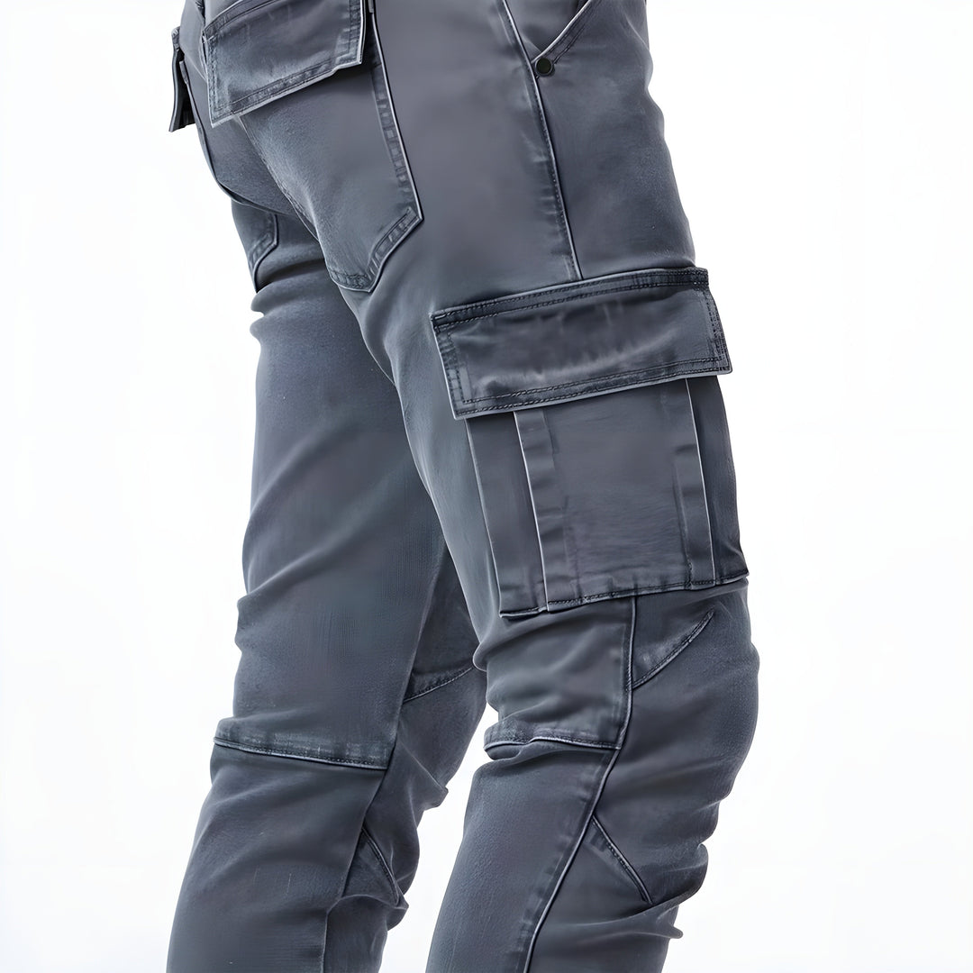 TOM - DENIM CARGO PANTS