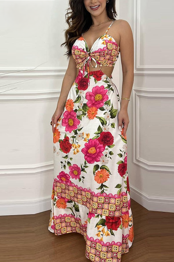 Evy™ |Tropical maxi dress