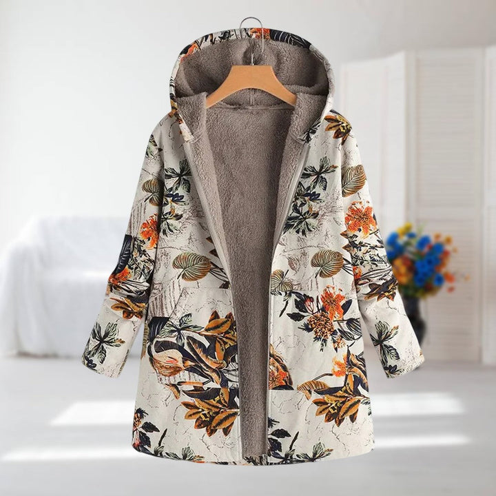 YVA - JACKET WITH FLORAL PRINT