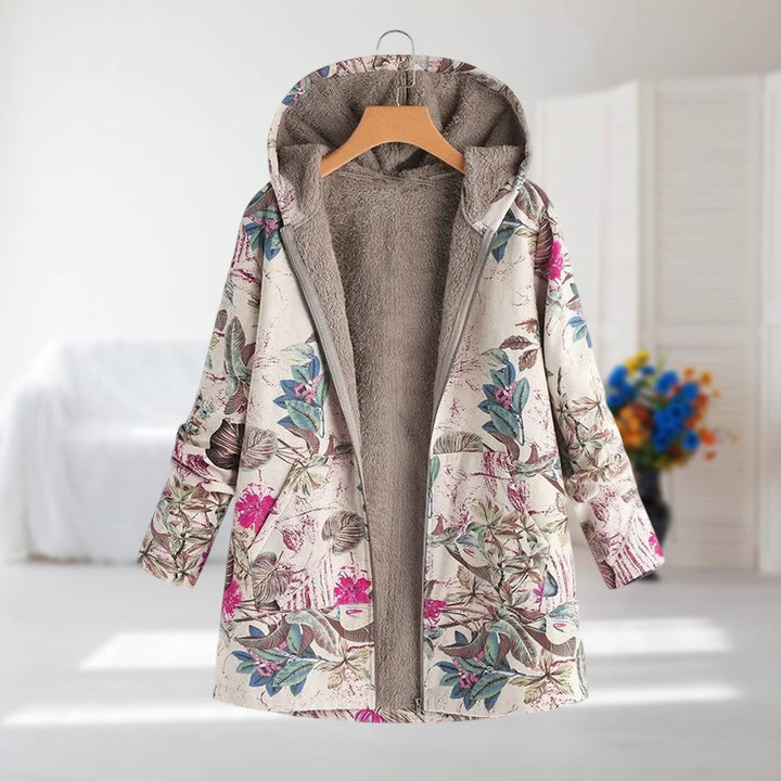 YVA - JACKET WITH FLORAL PRINT