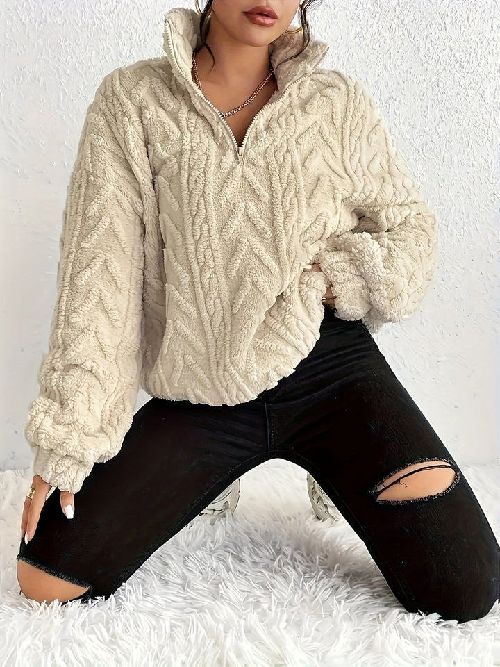 MILLIE - KNIT ZIP UP SWEATER