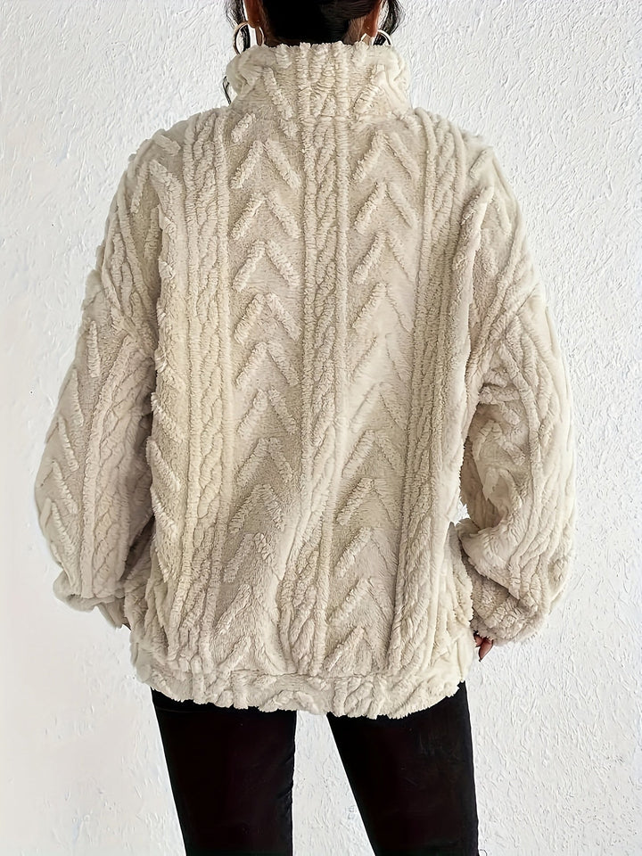 MILLIE - KNIT ZIP UP SWEATER